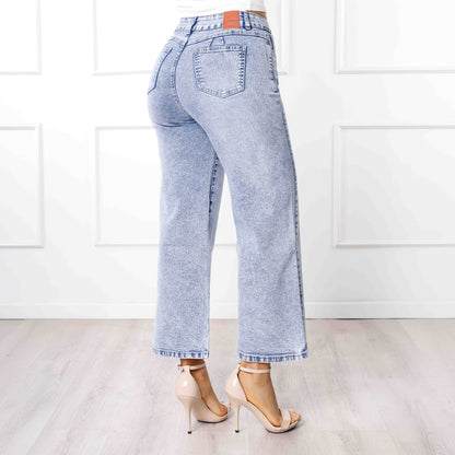 Pantalón Cintura Culotte Petit Diamante Frost